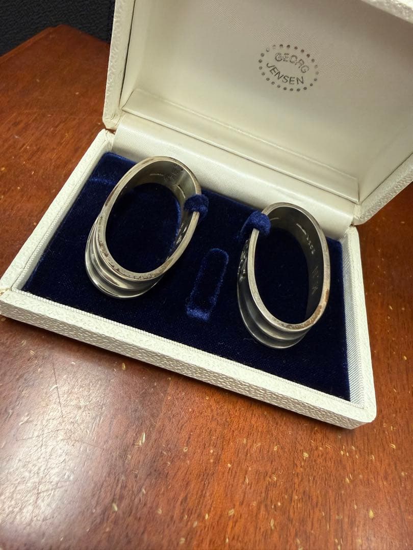 ジョージ・ジェンセン ヴィンテージ ナプキン リング 未使用