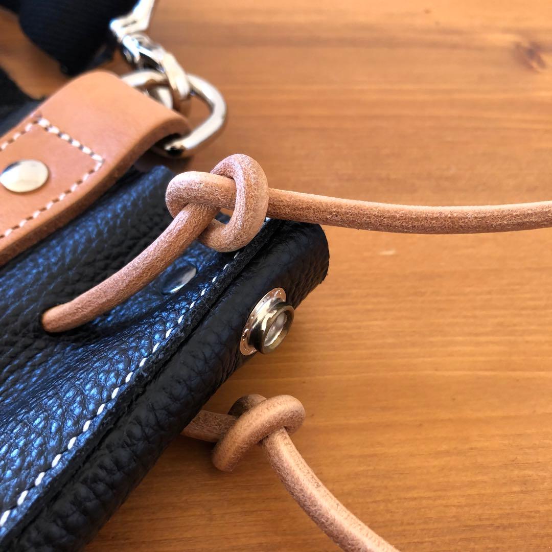 健*郎様 大人気！本革 レザー ヒップバッグ バイカーズ ショルダーバッグ