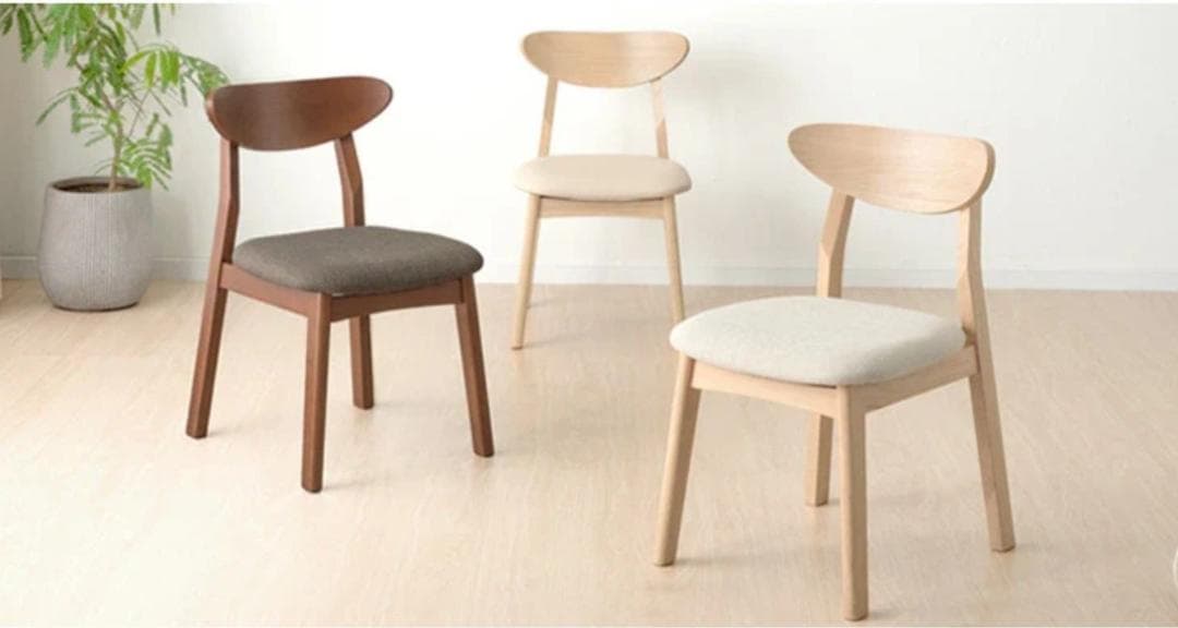 TG DC NTR　4脚　ダイニングチェア　ナチュラル＊ベージュ　カフェチェア