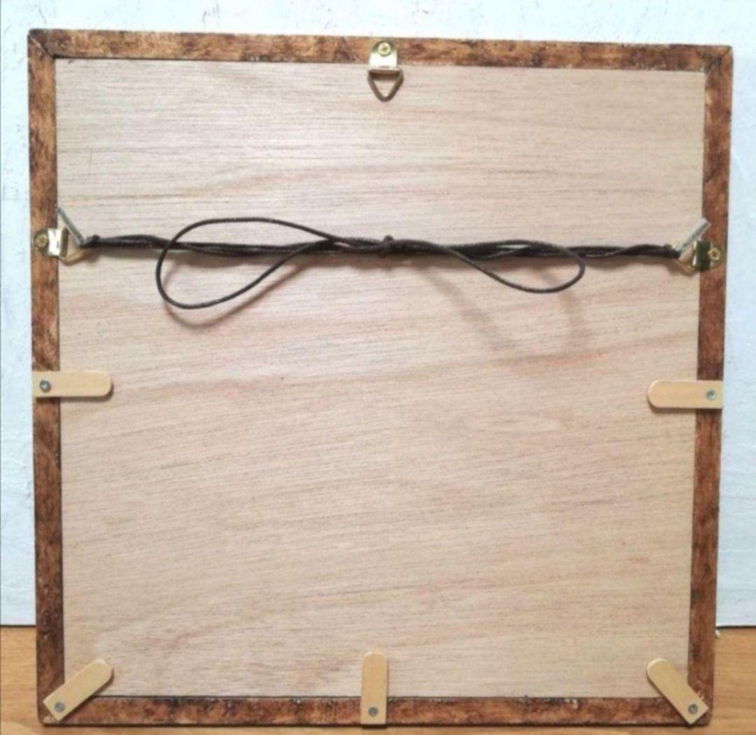 額付き銅版画応用絵画　title「ミラクルわんこ」3