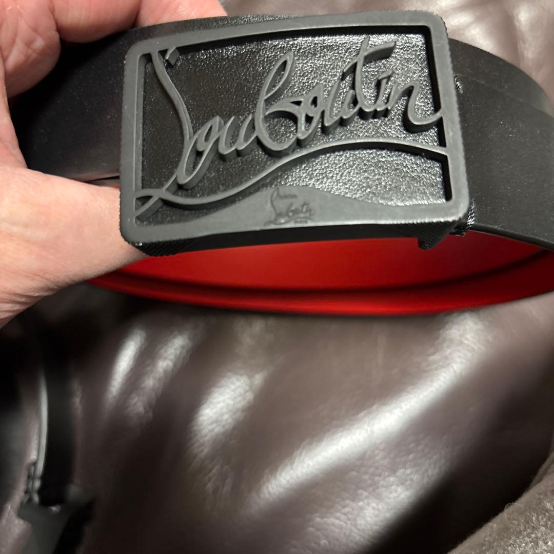 Christian Louboutin ブラック ベルト新品未使用２本大幅値下げ