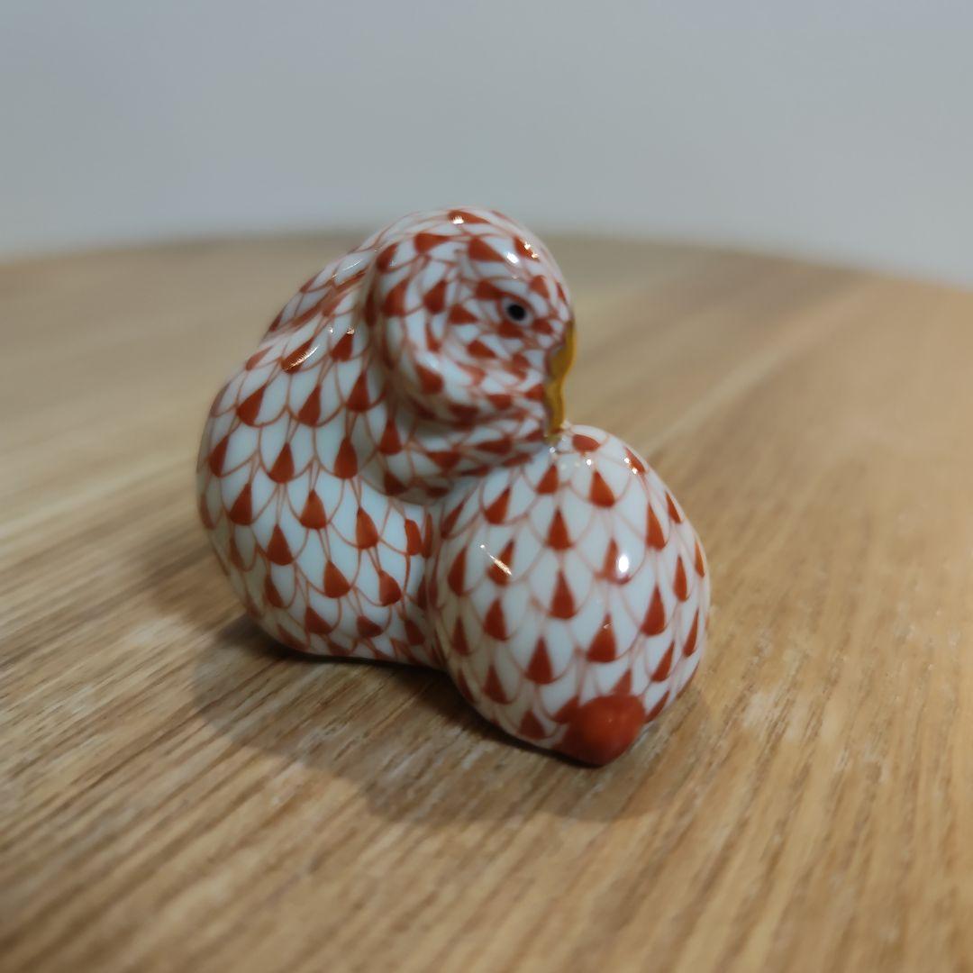 HEREND 陶磁製 うさぎのフィギュリン（置物）