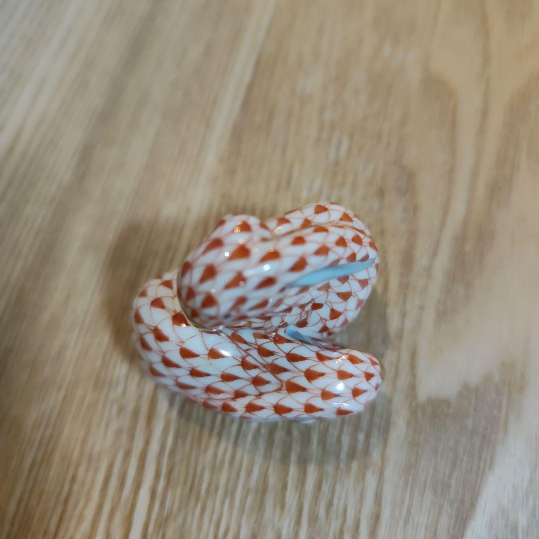 HEREND 陶磁製 うさぎのフィギュリン（置物）