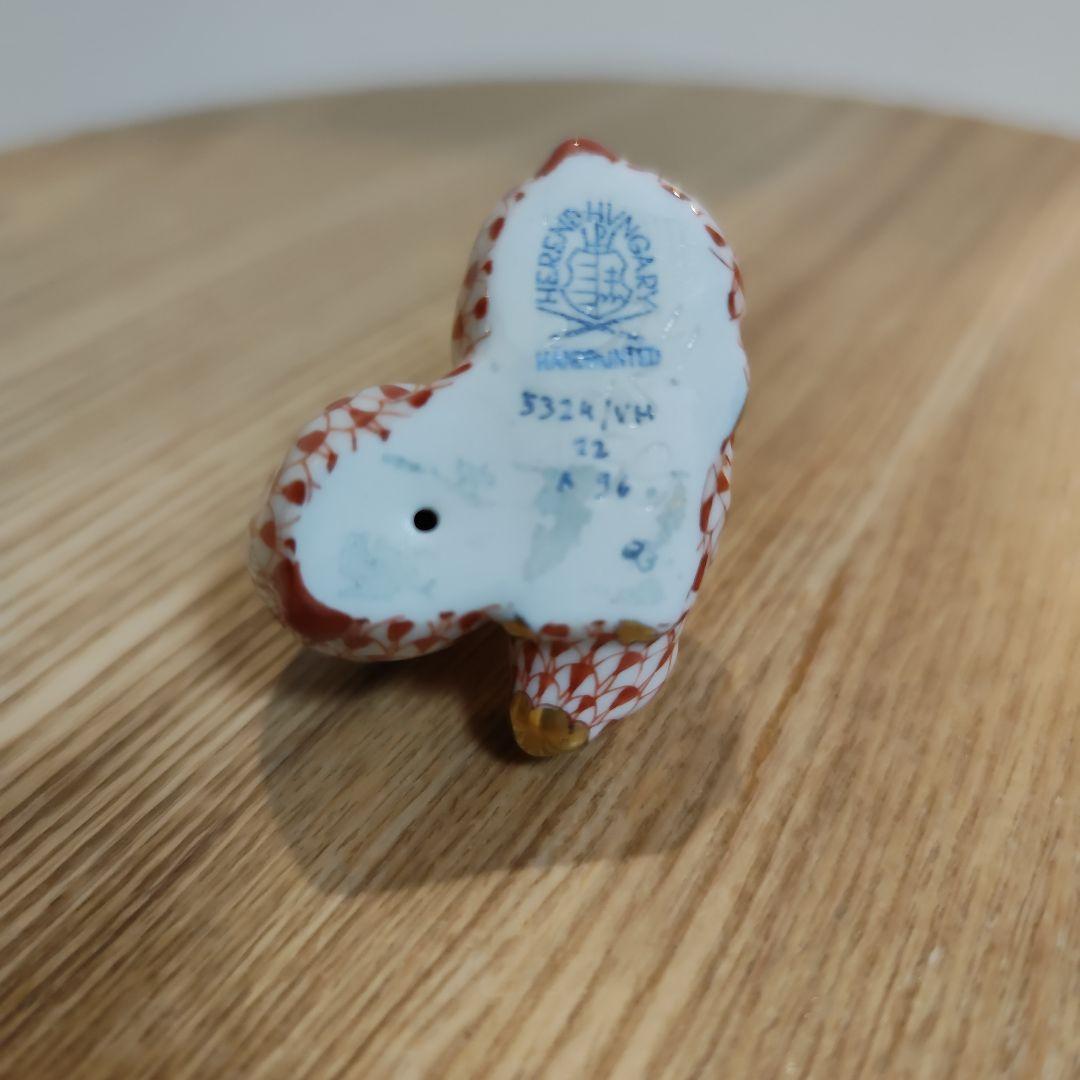 HEREND 陶磁製 うさぎのフィギュリン（置物）
