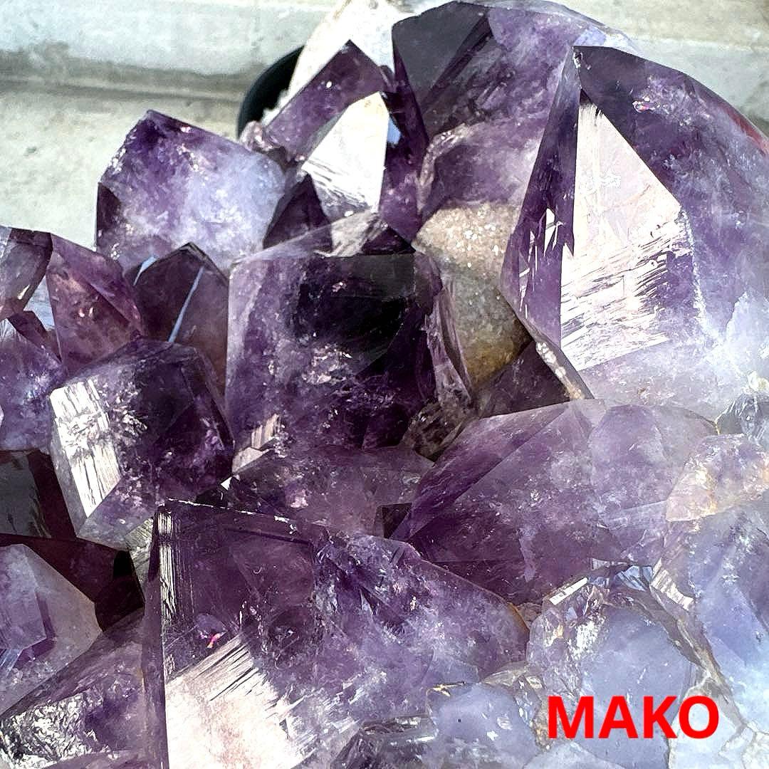 M1749☆アメジストクラスター12.4Kg☆天然石　原石☆N50602