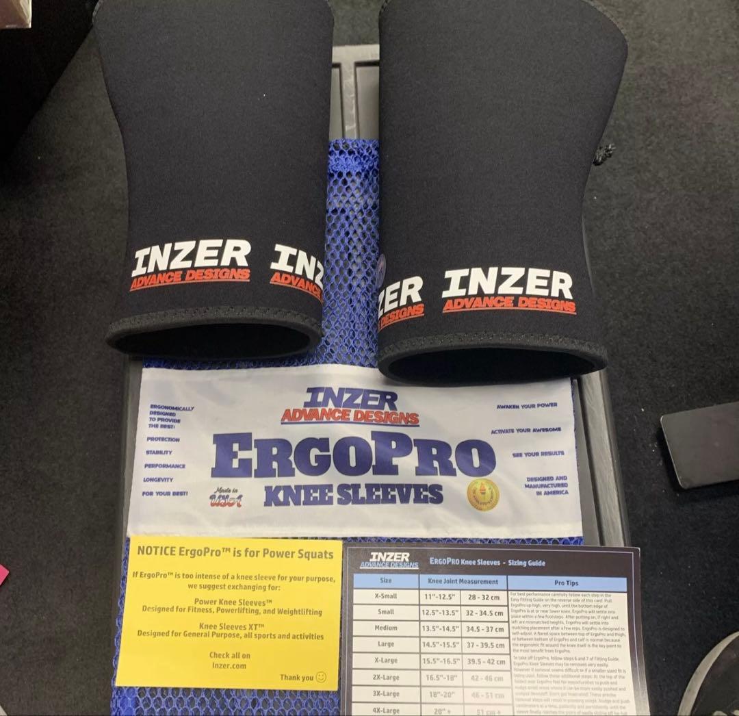 米国購入品サイズ(L) INZER エルゴプロ ニースリーブ