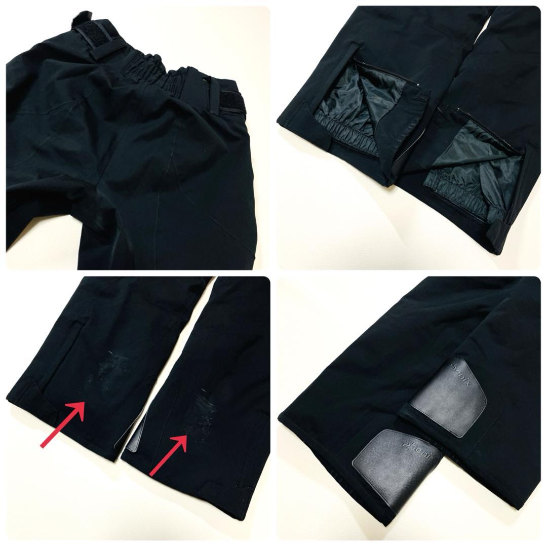 6644【美品】フェニックス　スキーウェア　上下セット　メンズ　ブラック