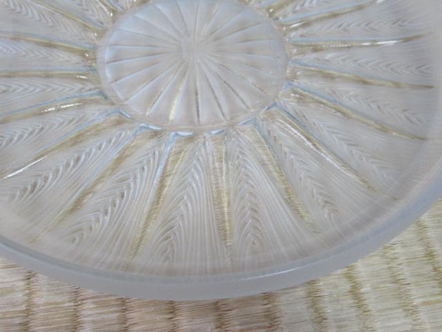 極希少1927年製◆ルネ・ラリック エピ（Epi）麦穂模様デザイン 皿/プレート
