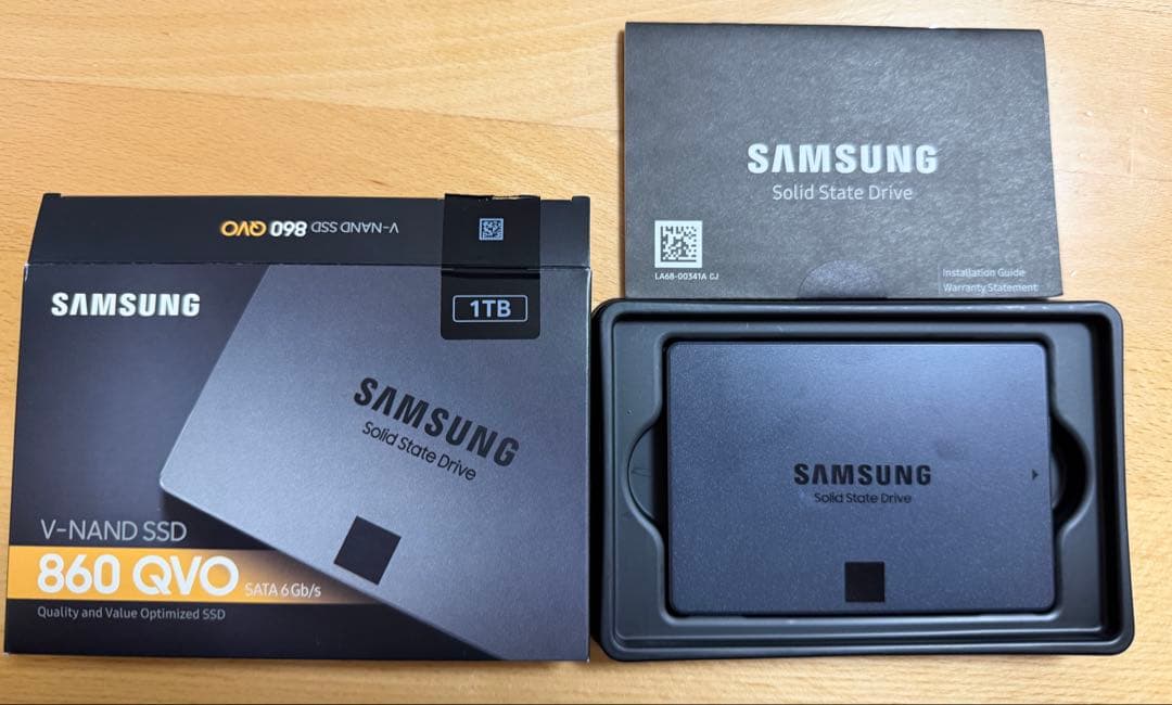 タイムセール中【健康度96%】Samsung 860 QVO 1TB SSD