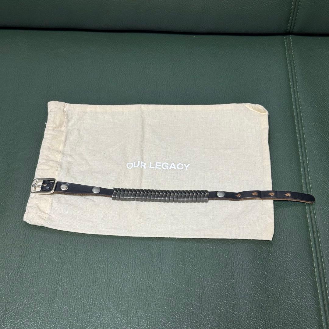 アクセサリー ourlegacy SPINE BRACELET Black