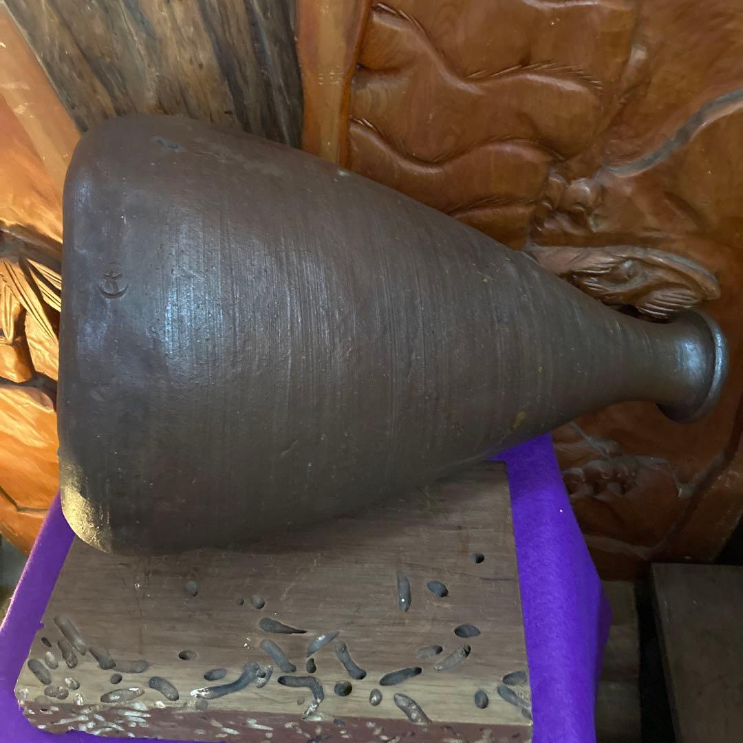 古備前大舟徳利只今初売り出しです❣️高さ約38.5㎝大饗吉蔵作❣️