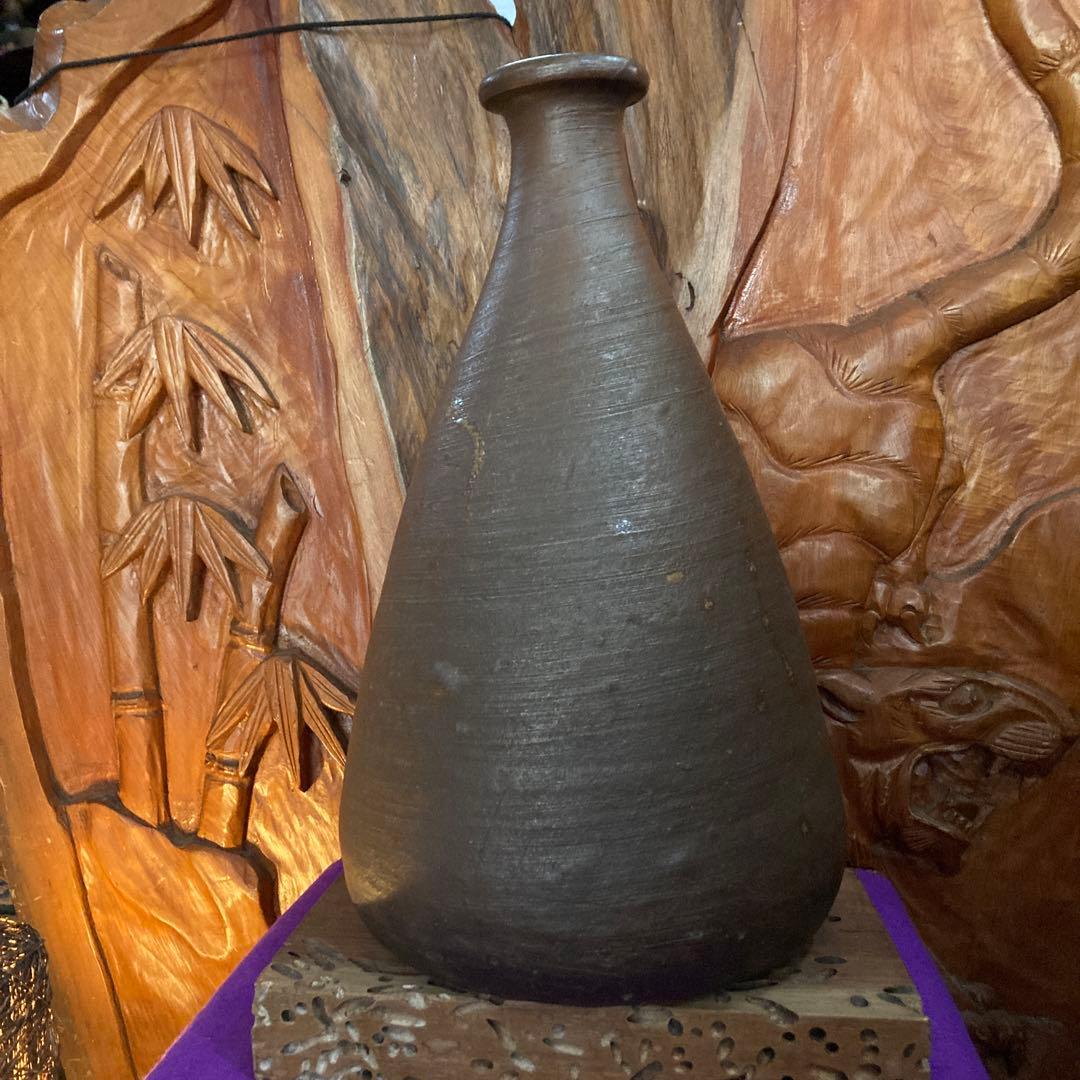 古備前大舟徳利只今初売り出しです❣️高さ約38.5㎝大饗吉蔵作❣️