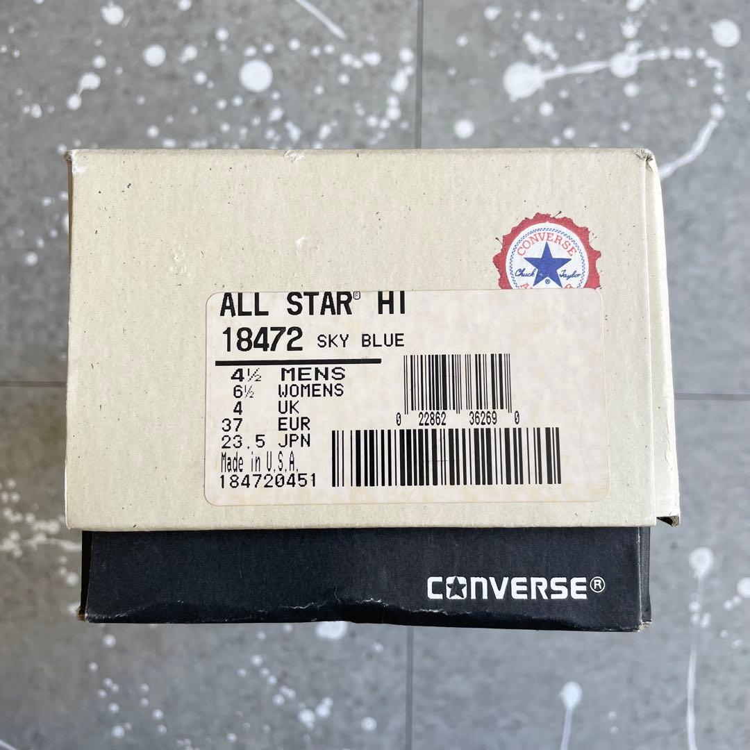 90s CONVERSE ALL STAR USA製ハイカット 箱付き