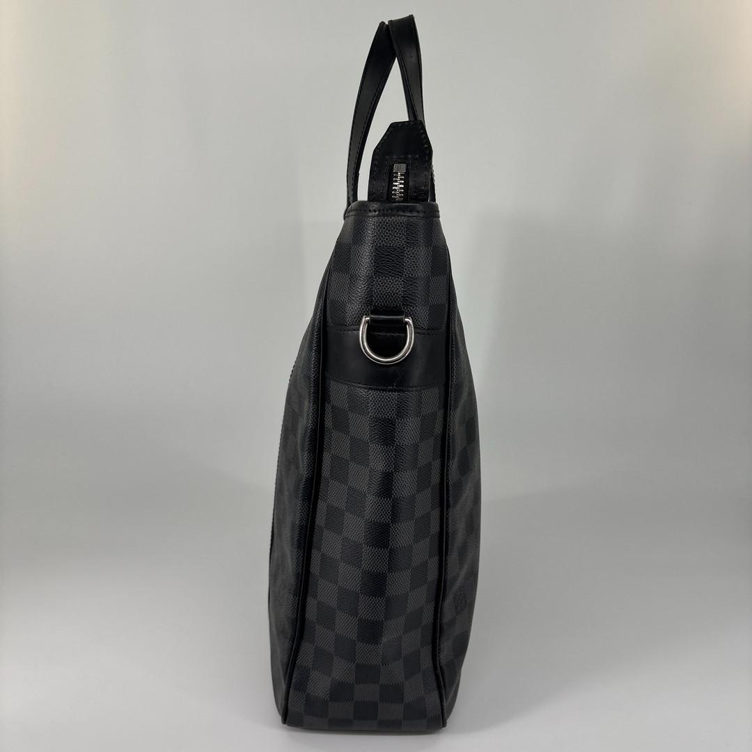 極美品 ダミエグラフィット タダオ レザー 2way トートバッグ ルイヴィトン