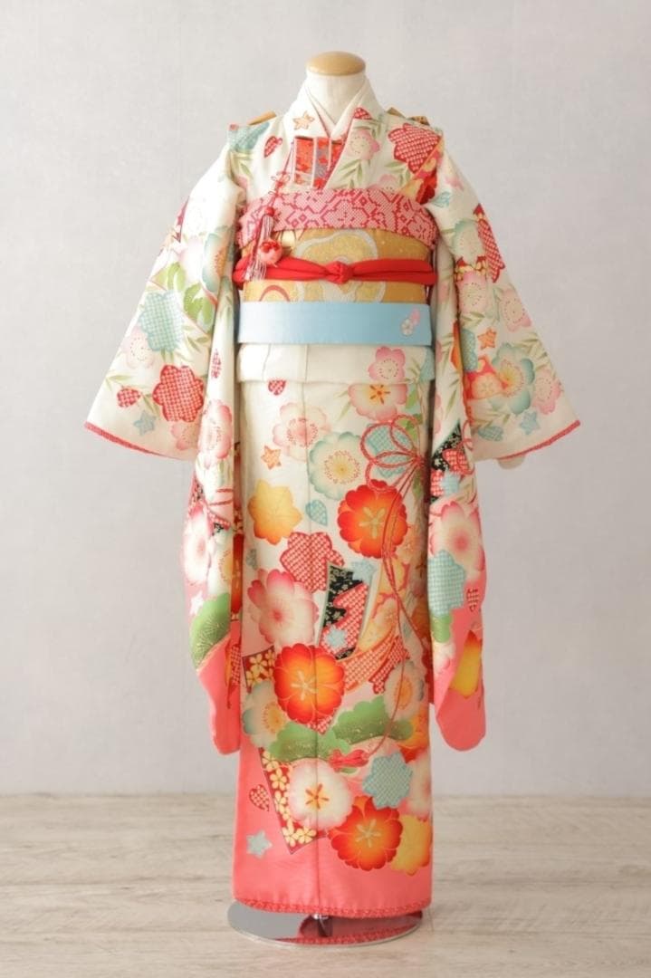 7歳七五三セット(クリーム)