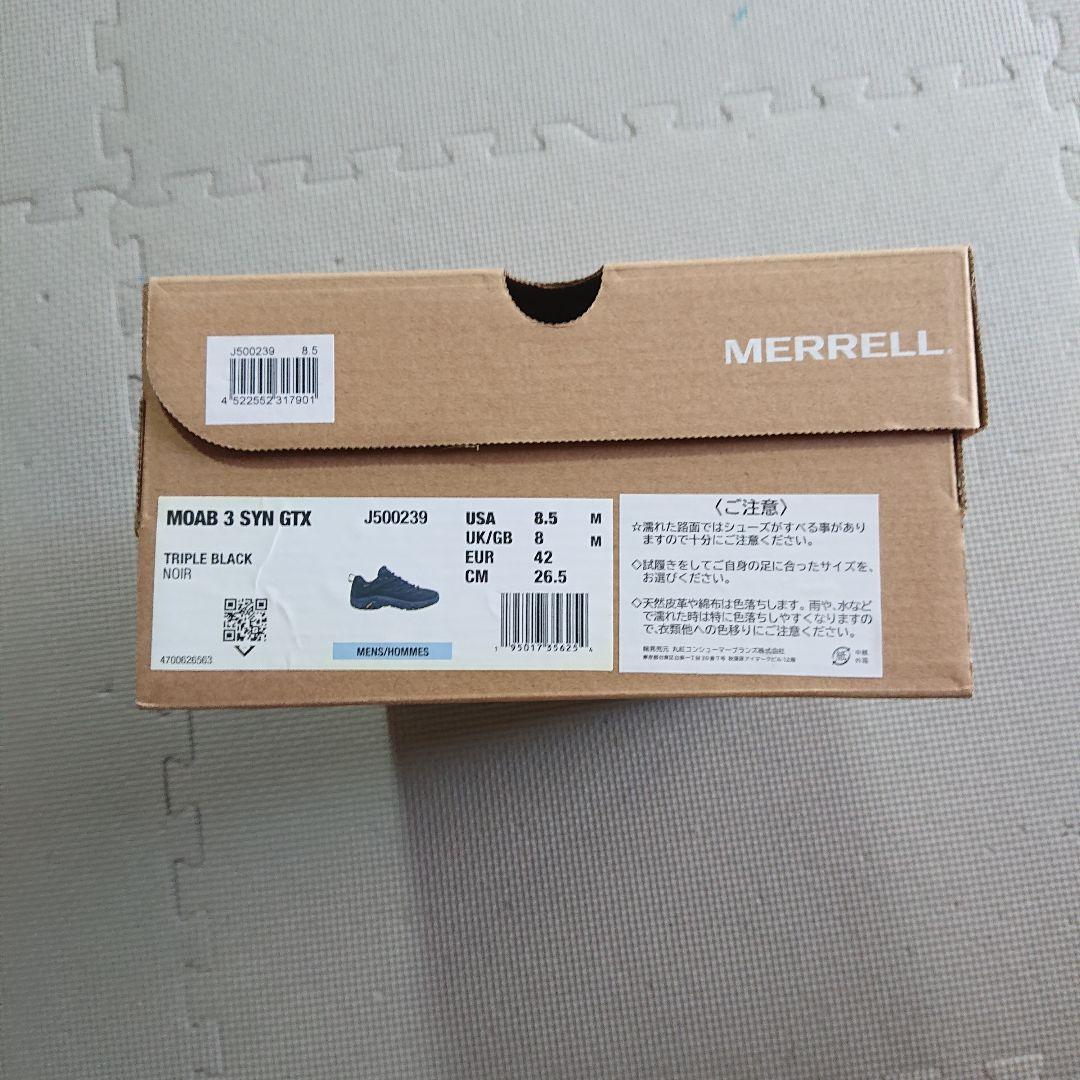 MERRELL メレル Moab 3 モアブ 3 ゴアテックス 26.5 ㎝