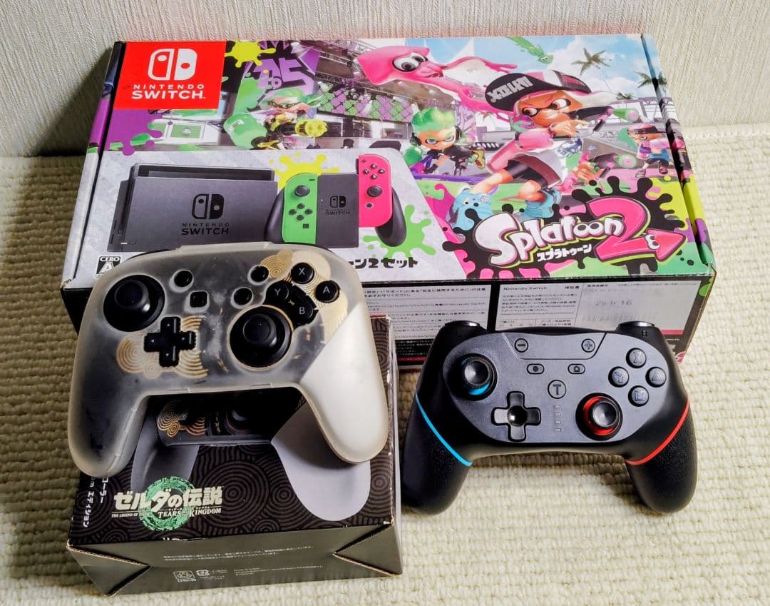 Nintendo Switch Splatoon 2セット + プロコン× 2