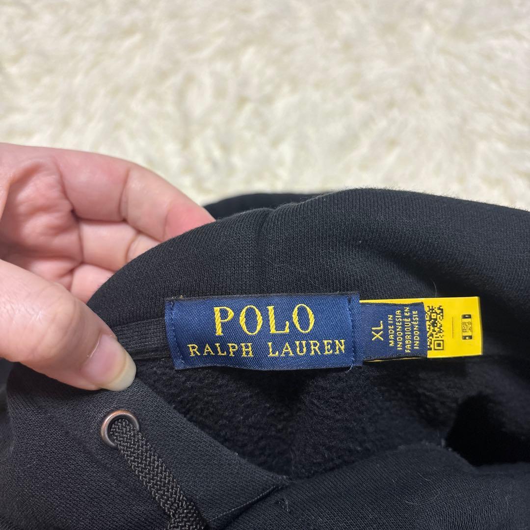 美品 Polo Ralph Lauren ポロベア パーカー 黒 2738
