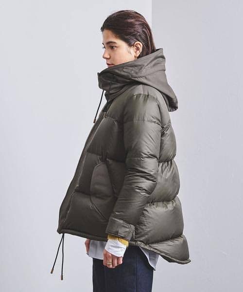 THE RERACS リラクス フード付きオリーブ ダウンジャケット サイズ36