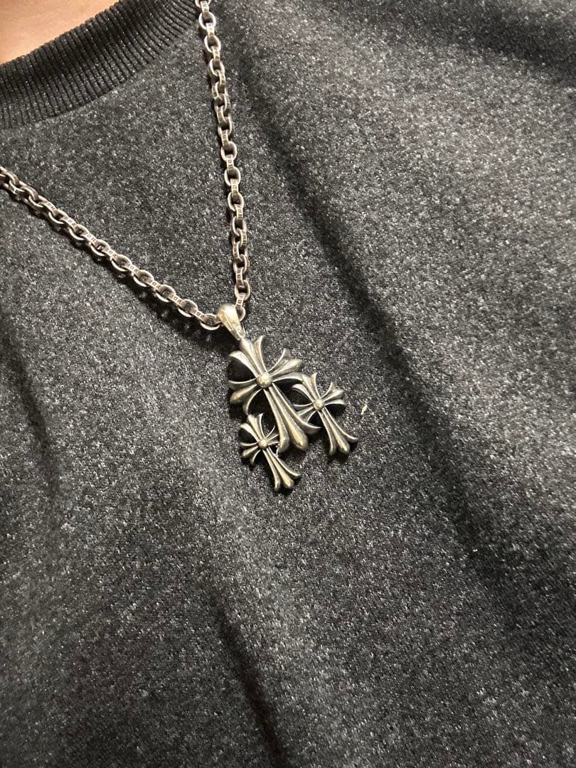 シルバー925 クロスデザイン ネックレス