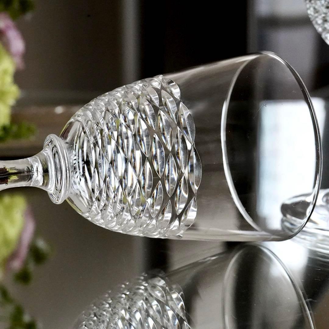 希少オールドバカラBACCARATゴンドール アペリティフ ワイングラス ペアB