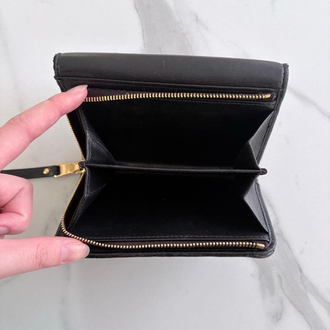 ミュウミュウ MIU MIU 財布 二つ折り財布 マテラッセ