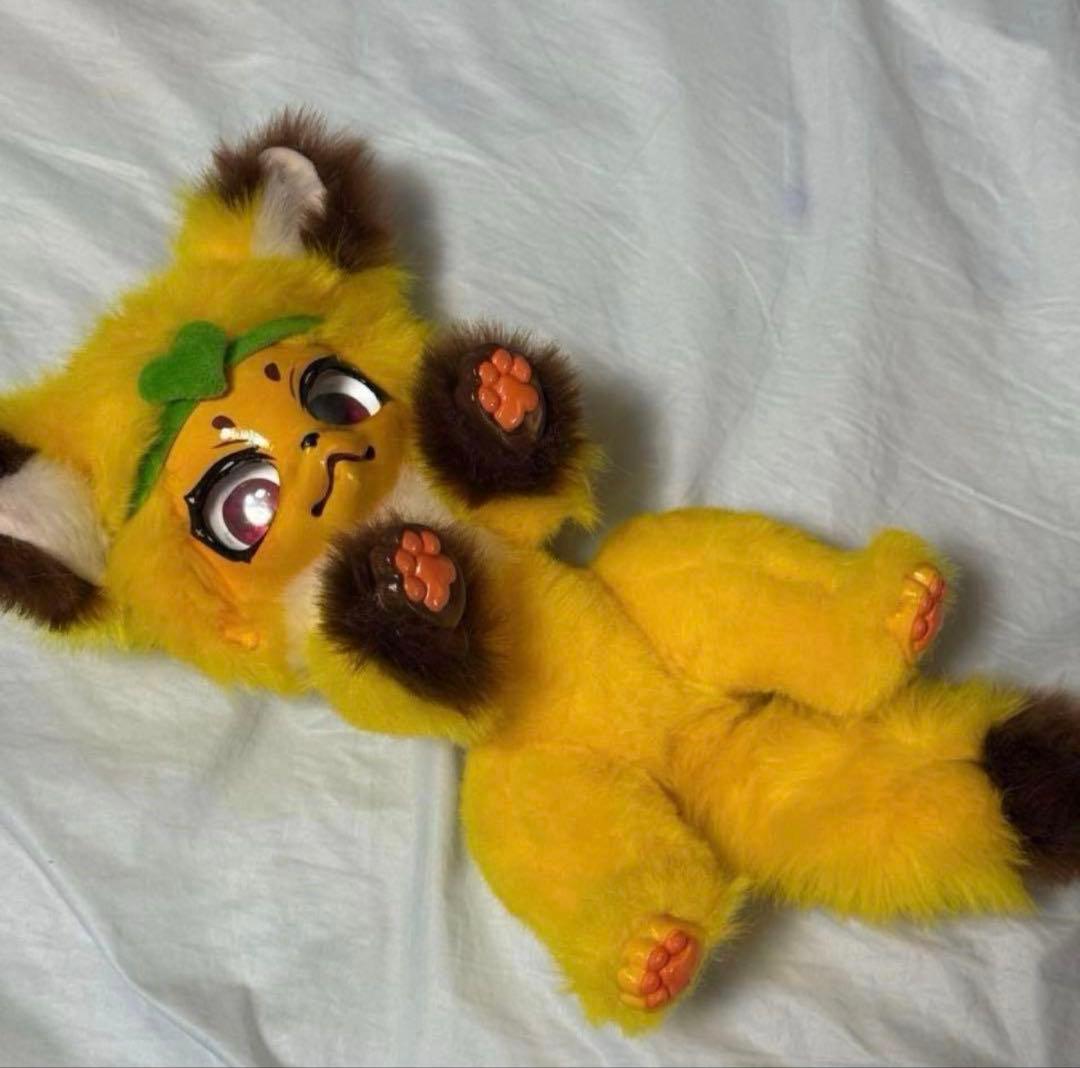 作家様製 アートドール 幻獣 動物 狐 ぬいぐるみ 可動式