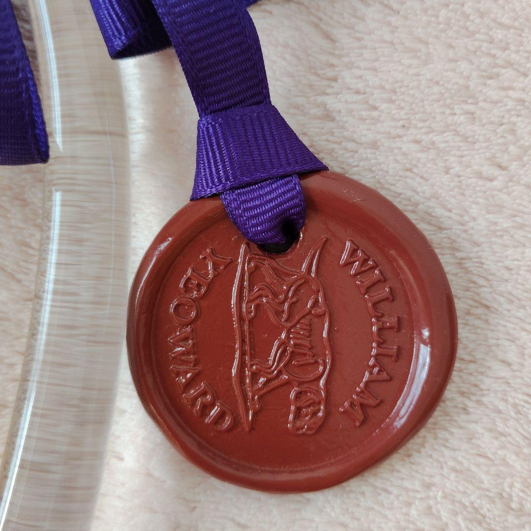 WILLIAM YEOWARDクリアガラス花瓶 ハンドル付き