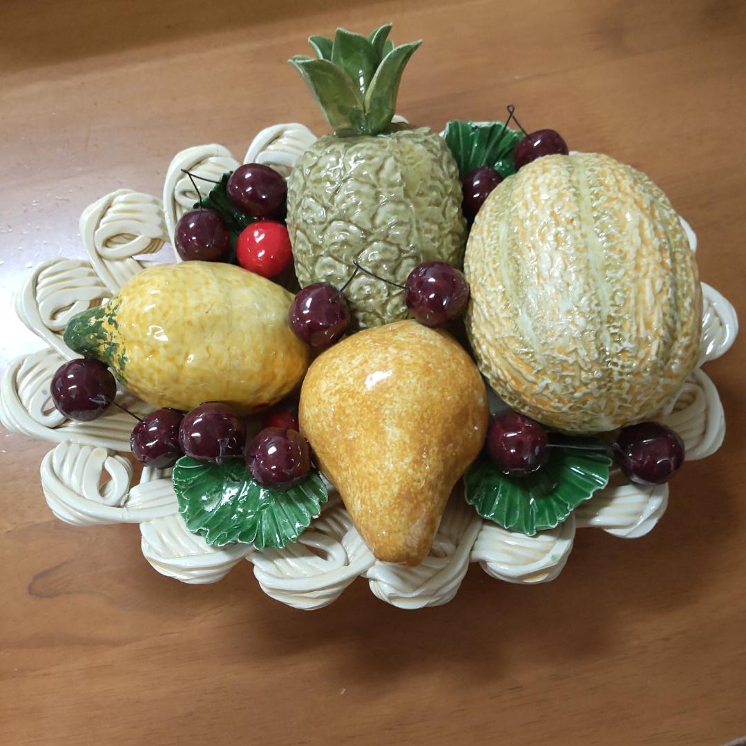 イタリア製　飾りもの　置き物　新品　インテリア　果実