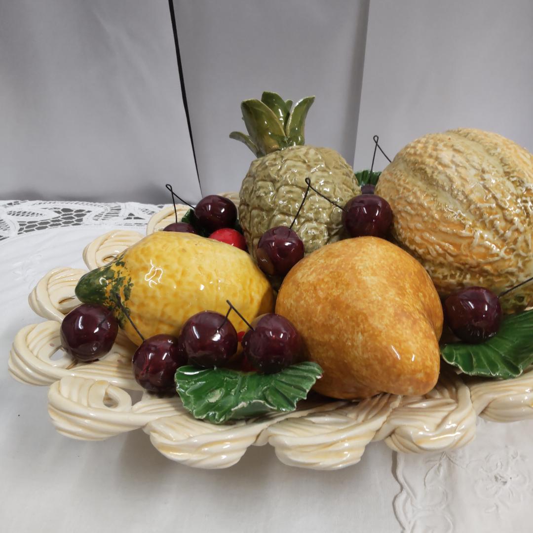 イタリア製　飾りもの　置き物　新品　インテリア　果実