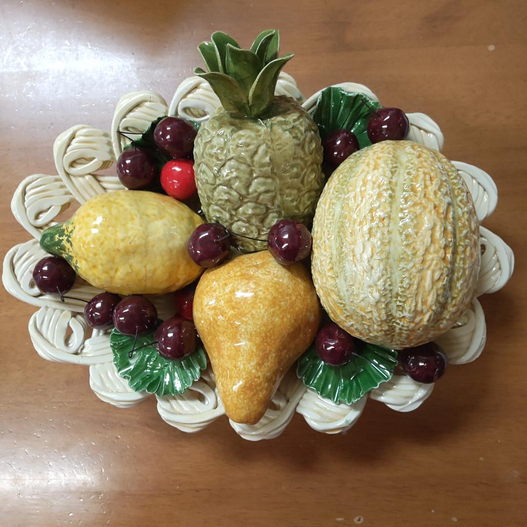 イタリア製　飾りもの　置き物　新品　インテリア　果実