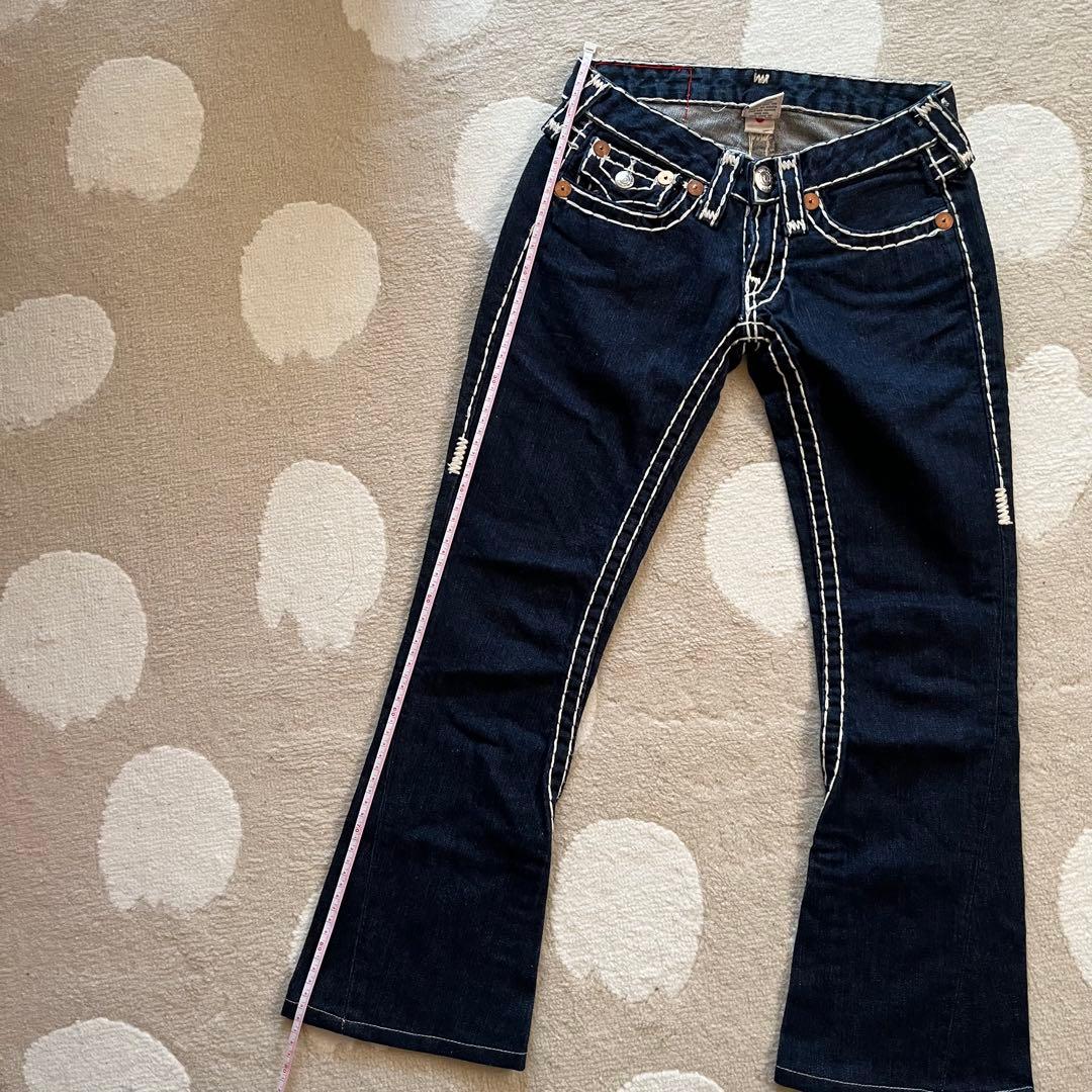 TRUE RELIGION JOEY SUPER T フレア 極太ステッチＷ24