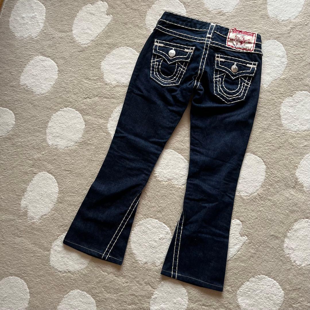 TRUE RELIGION JOEY SUPER T フレア 極太ステッチＷ24