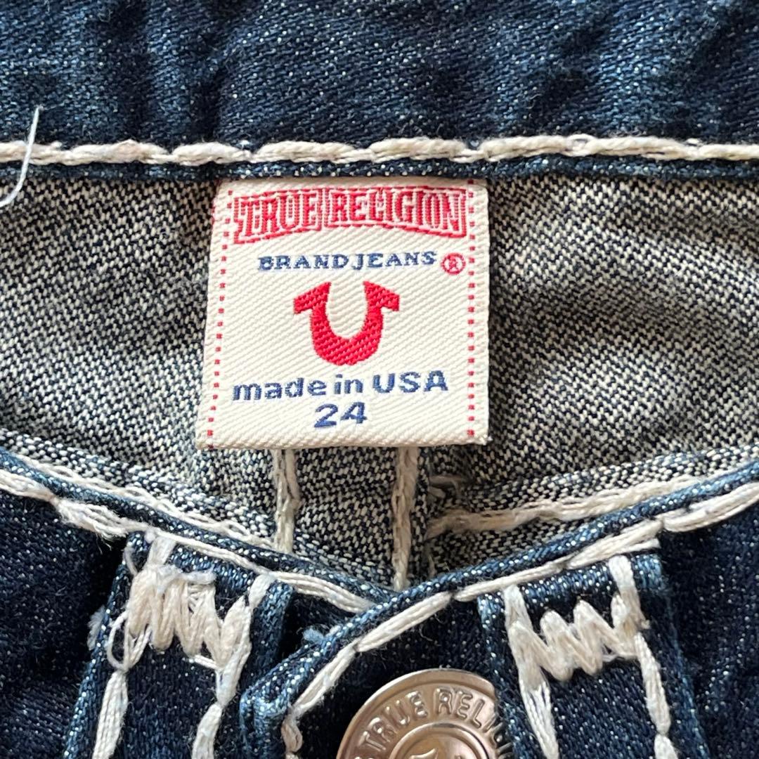 TRUE RELIGION JOEY SUPER T フレア 極太ステッチＷ24