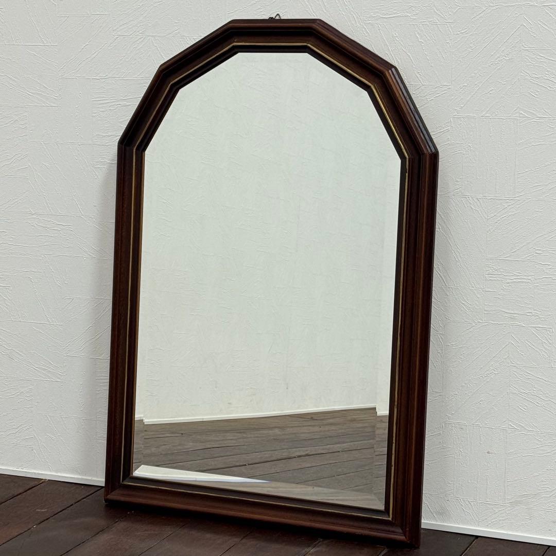 H21K16b イタリア製 アーチ型 ウォールミラー