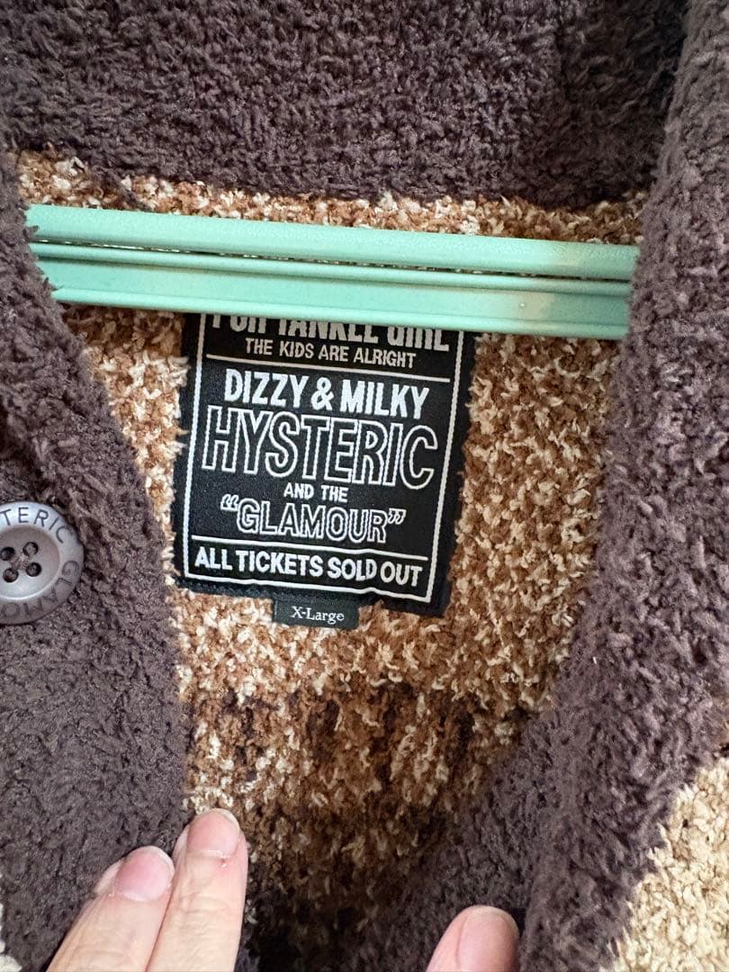 木村拓哉　HYSTERIC GLAMOUR SEE NO EVILカーディガン