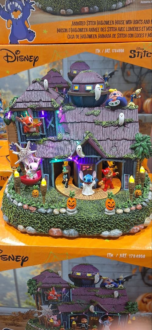 スティッチ ハロウィン ハウス　フィギュア　コストコ