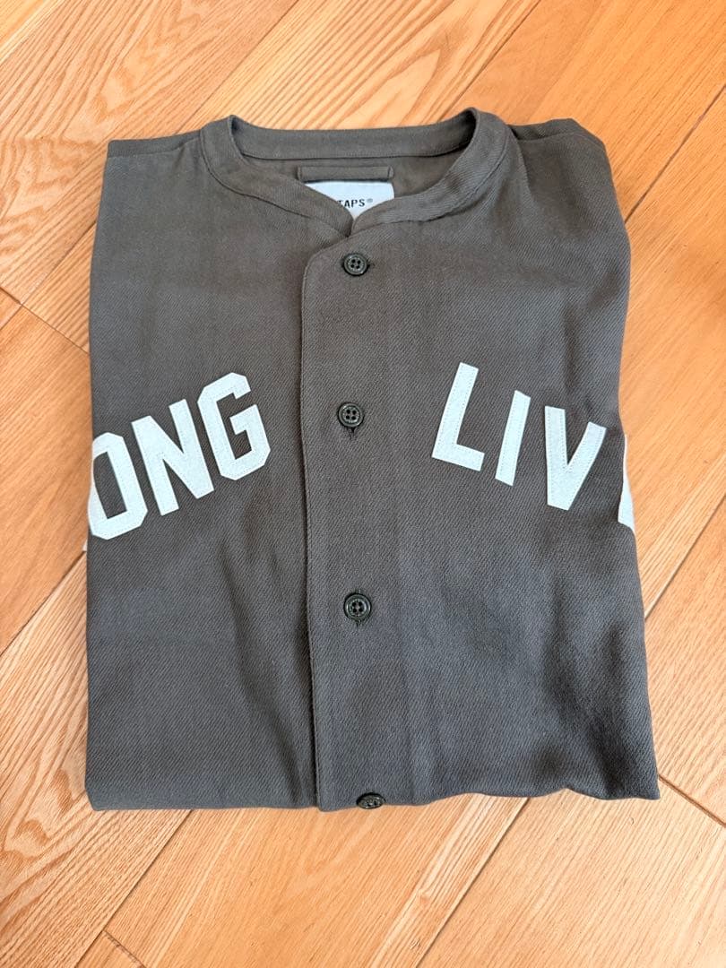 WTAPS LEAGUE 長袖シャツ OLIVE DRAB L