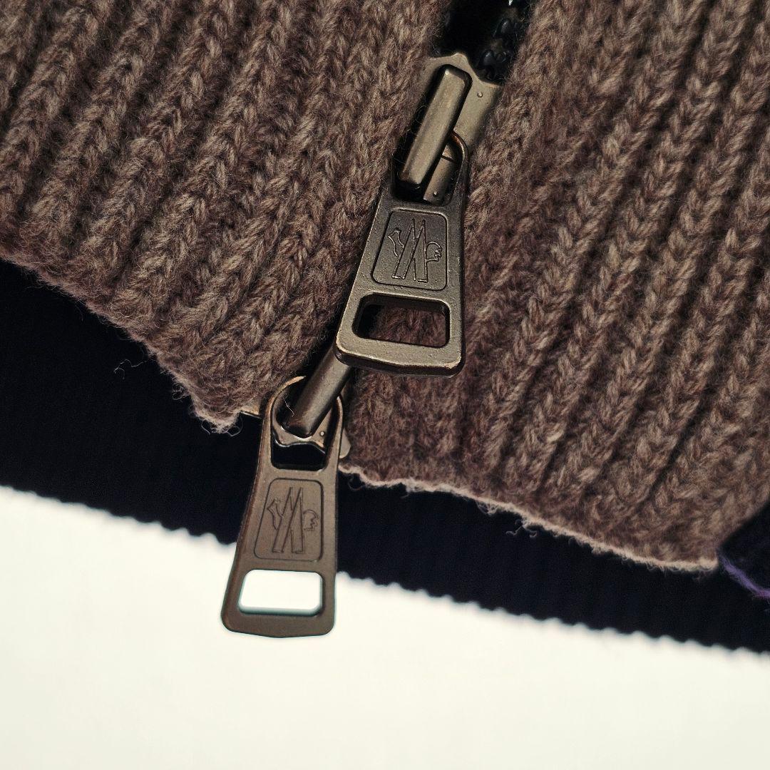 MONCLER モンクレール ネイビー ニット フード