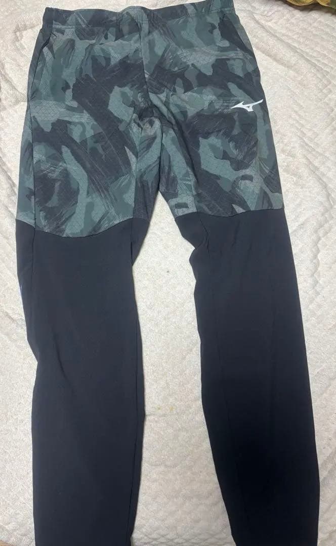 ミズノmizuno ストレッチ／防風／吸湿発熱テックシールド×ブレスサーモパンツ