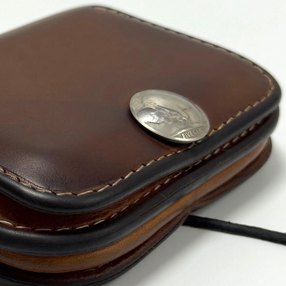 ゴローズ goro's 角型小銭入れ　サドル　財布