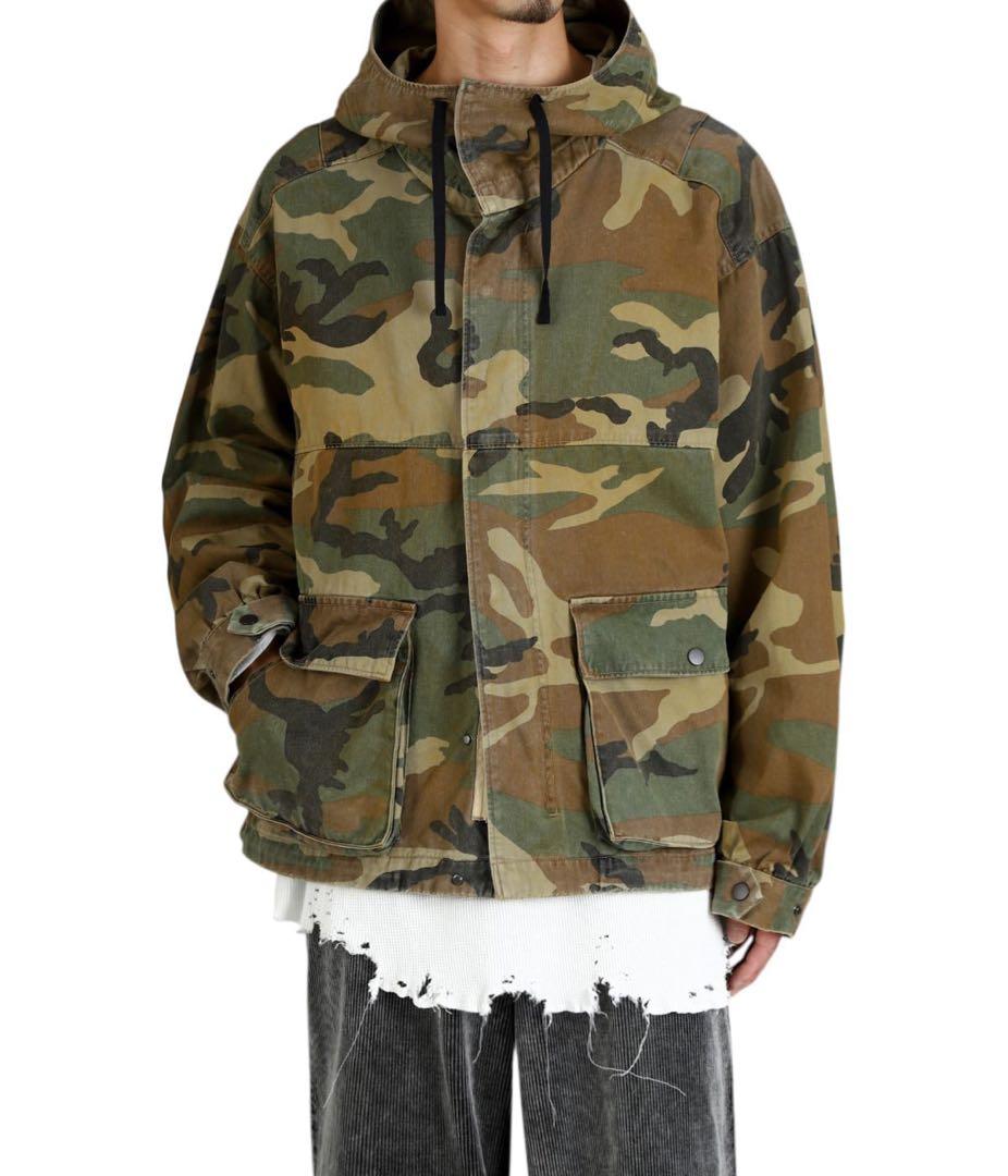 ANCELLM 25aw CAMO ZIPUP HOODIE サイズ2