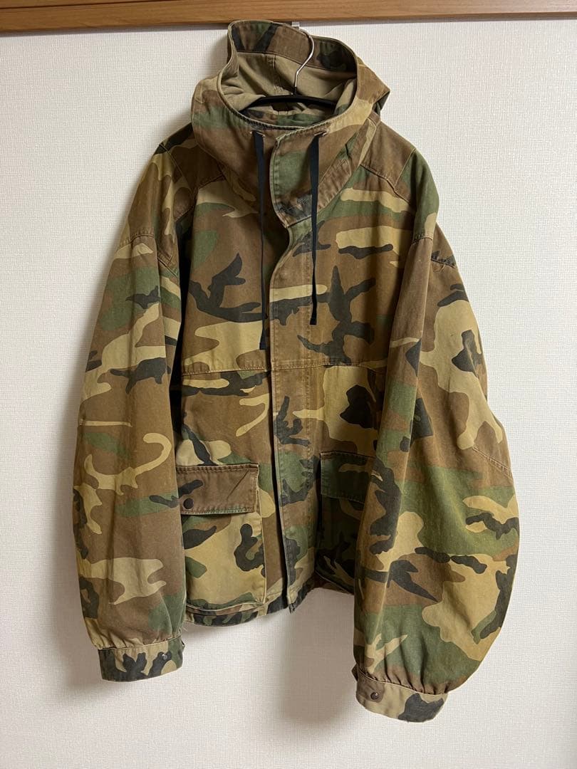 ANCELLM 25aw CAMO ZIPUP HOODIE サイズ2