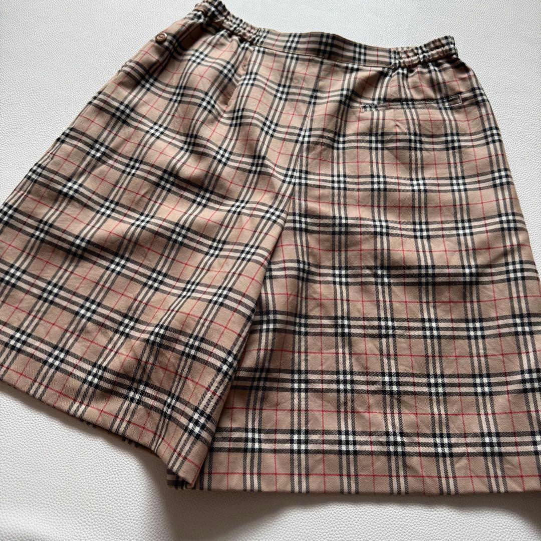 古着 BURBERRY GOLF 三陽商会 ノバチェック ウール キュロット