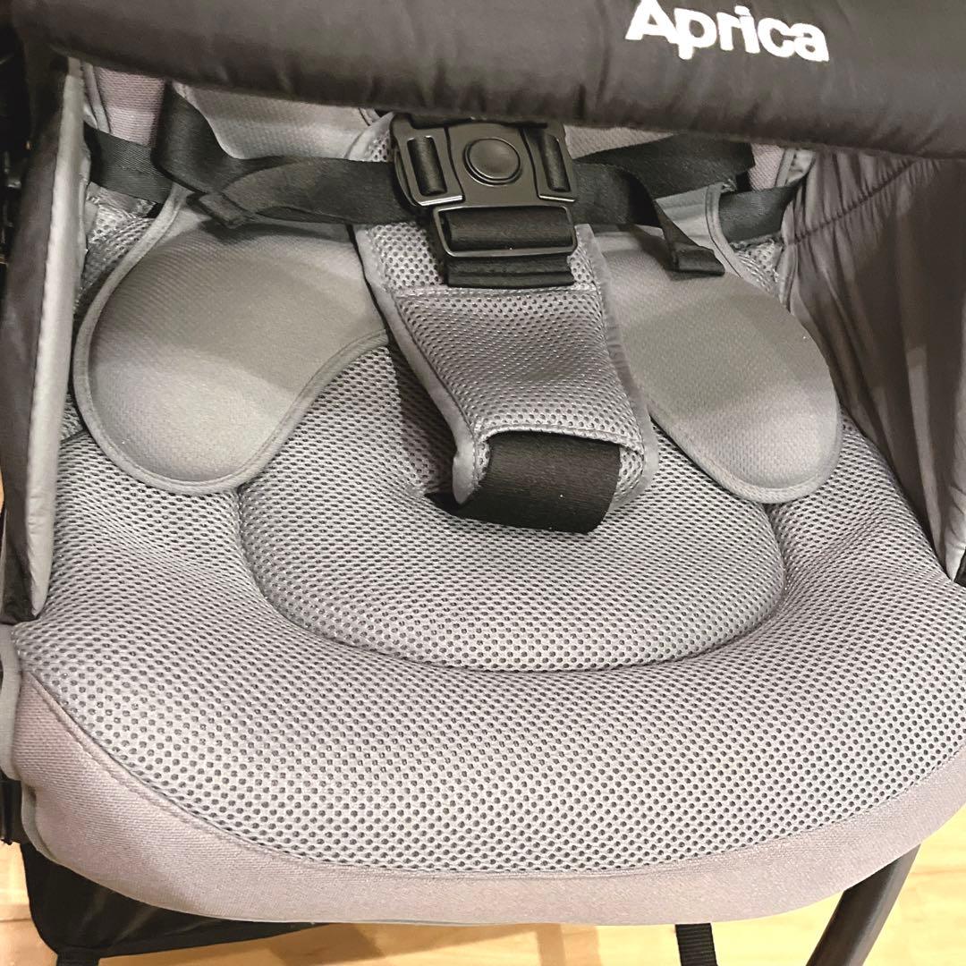 極美品　Aprica ラクーナソファークッション ベビーカー　レザーハンドル