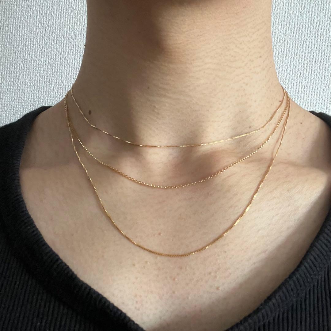 14k アンティーク　ゴールドネックレス　50cm
