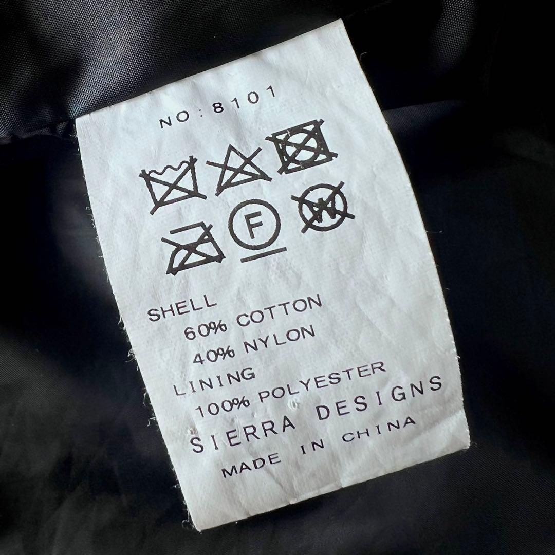 SIERRA DESIGNSシエラデザイン/TACOMA COATブラック/M