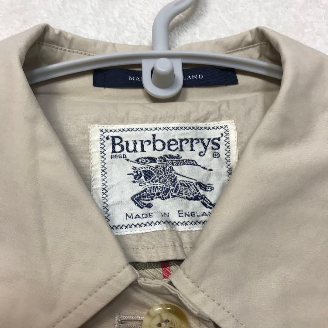 バーバリー Burberry ステンカラーコート ノバチェック べージュ M