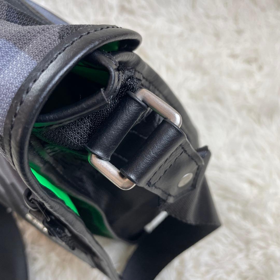 極美品✨　DIESEL メッセンジャーバッグ　レザーナイロン　カモフラ　y2k