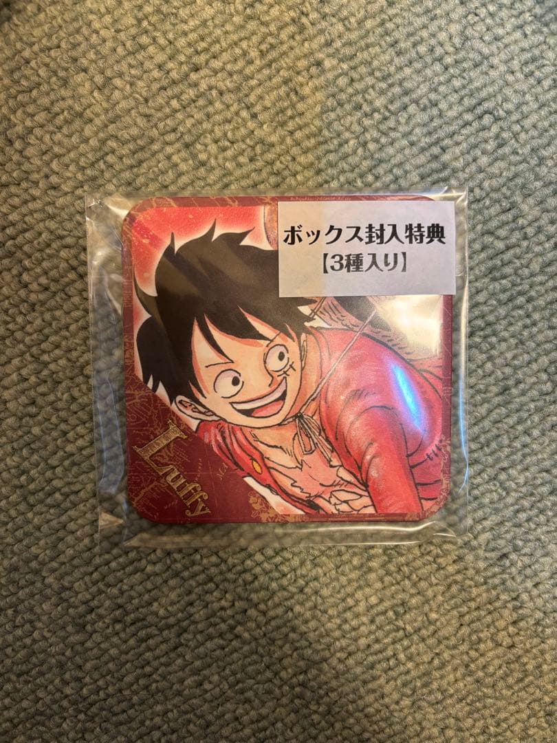 ワンピース アートコースター ルフィ エース サボ　JF2016 BOX購入特典